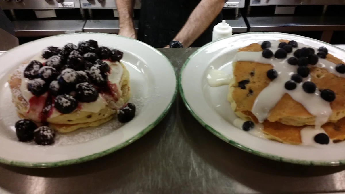 Cherry Pancakes and Blueberry Fields, Cora's Breakfast & Lunch