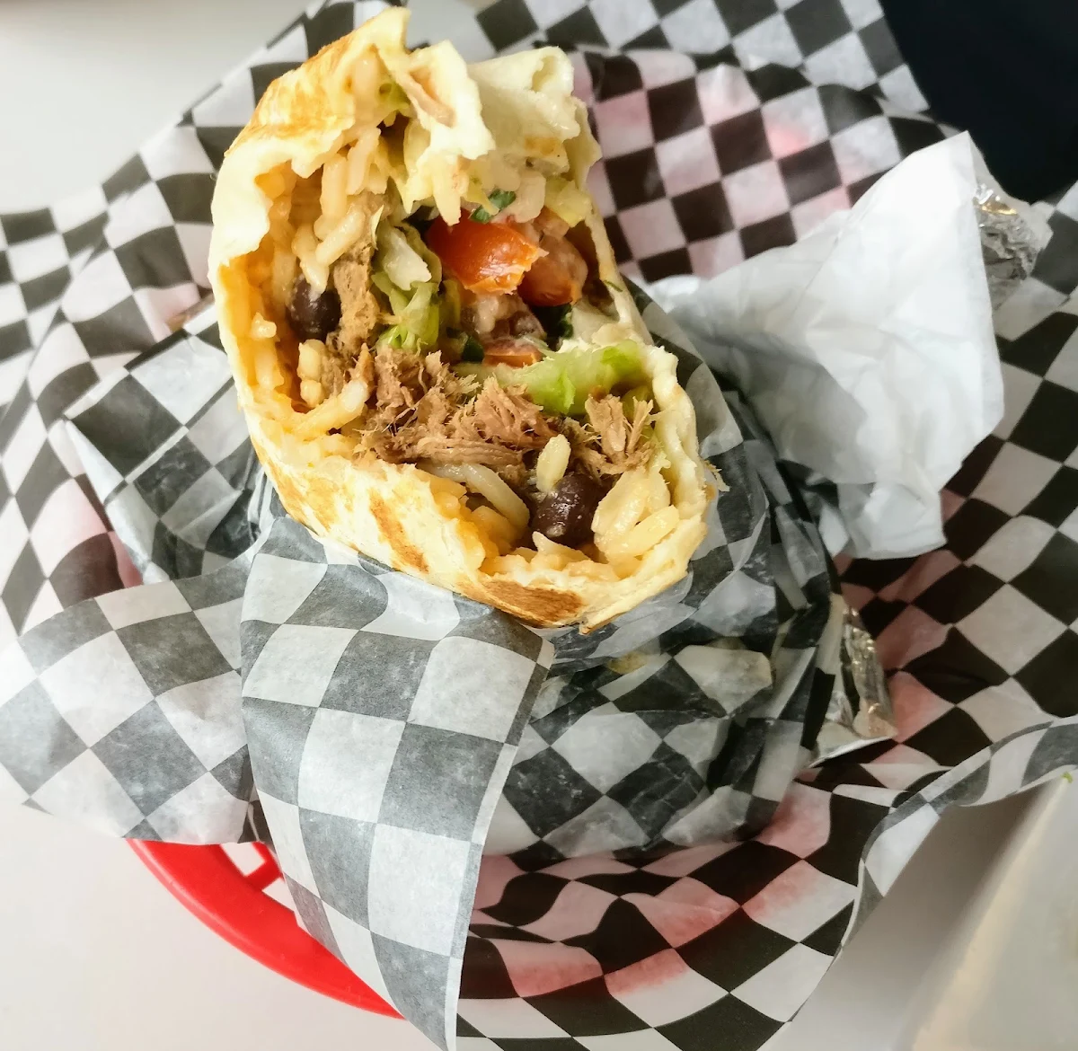 Beef Burrito, Sabrosito Restaurant (formerly Don Oso's)