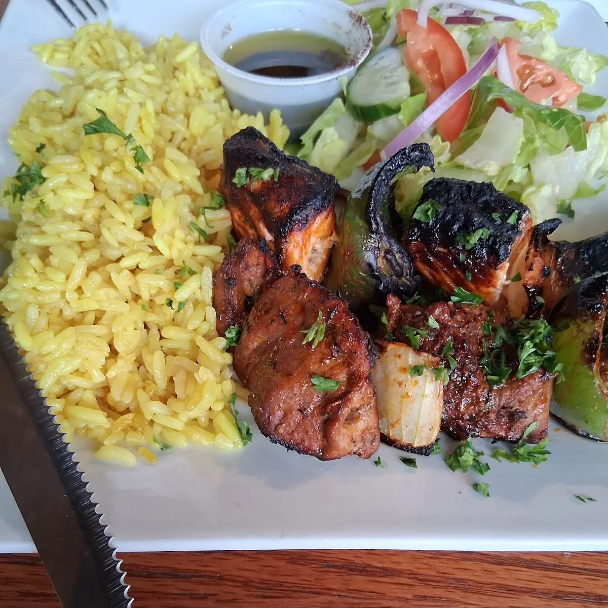 3 Meat Combo Shawarma Lamb Sheesh