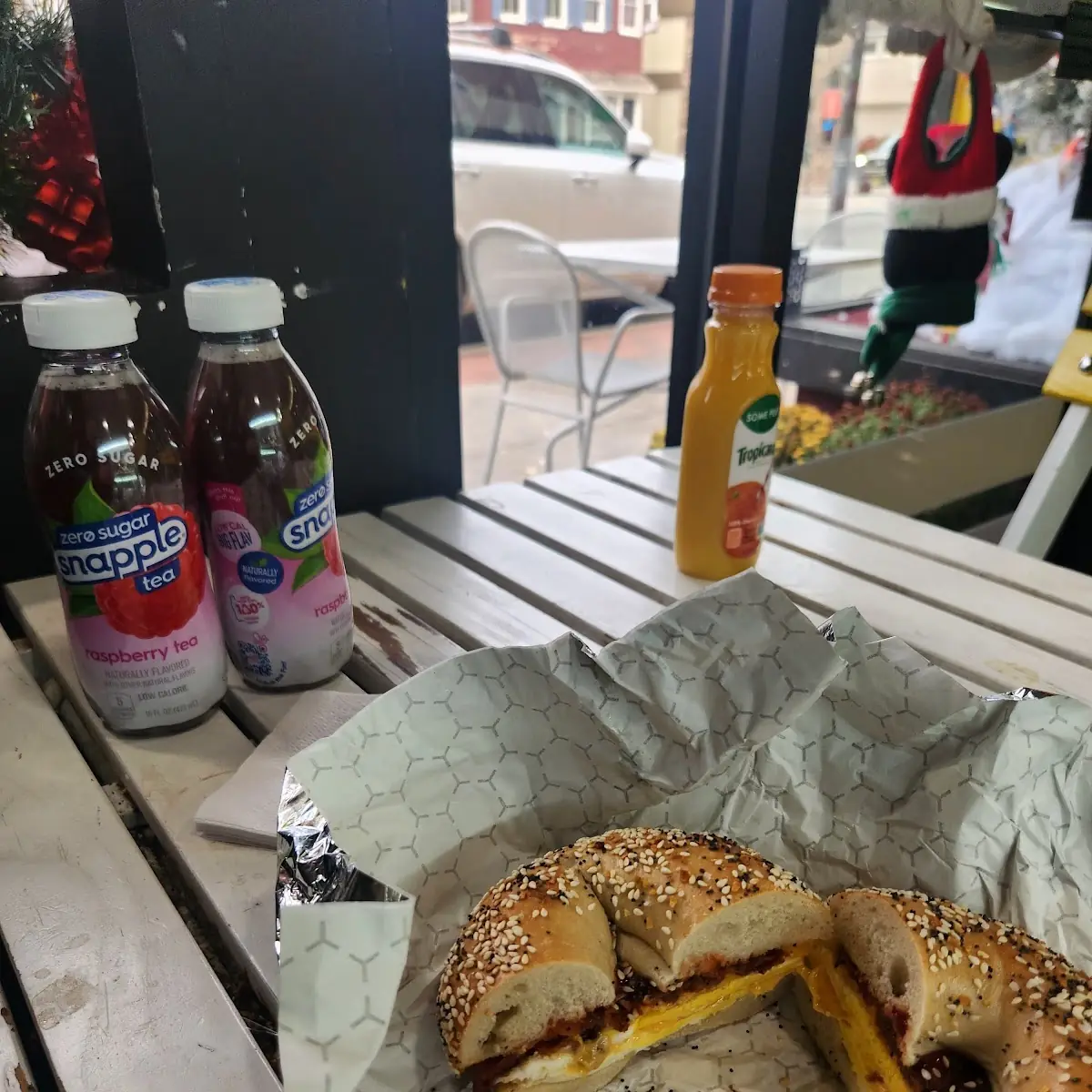 Bacon Egg and Cheese on Everything