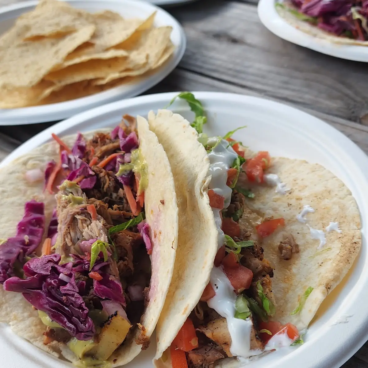 Brisket Taco & Chicken Taco
