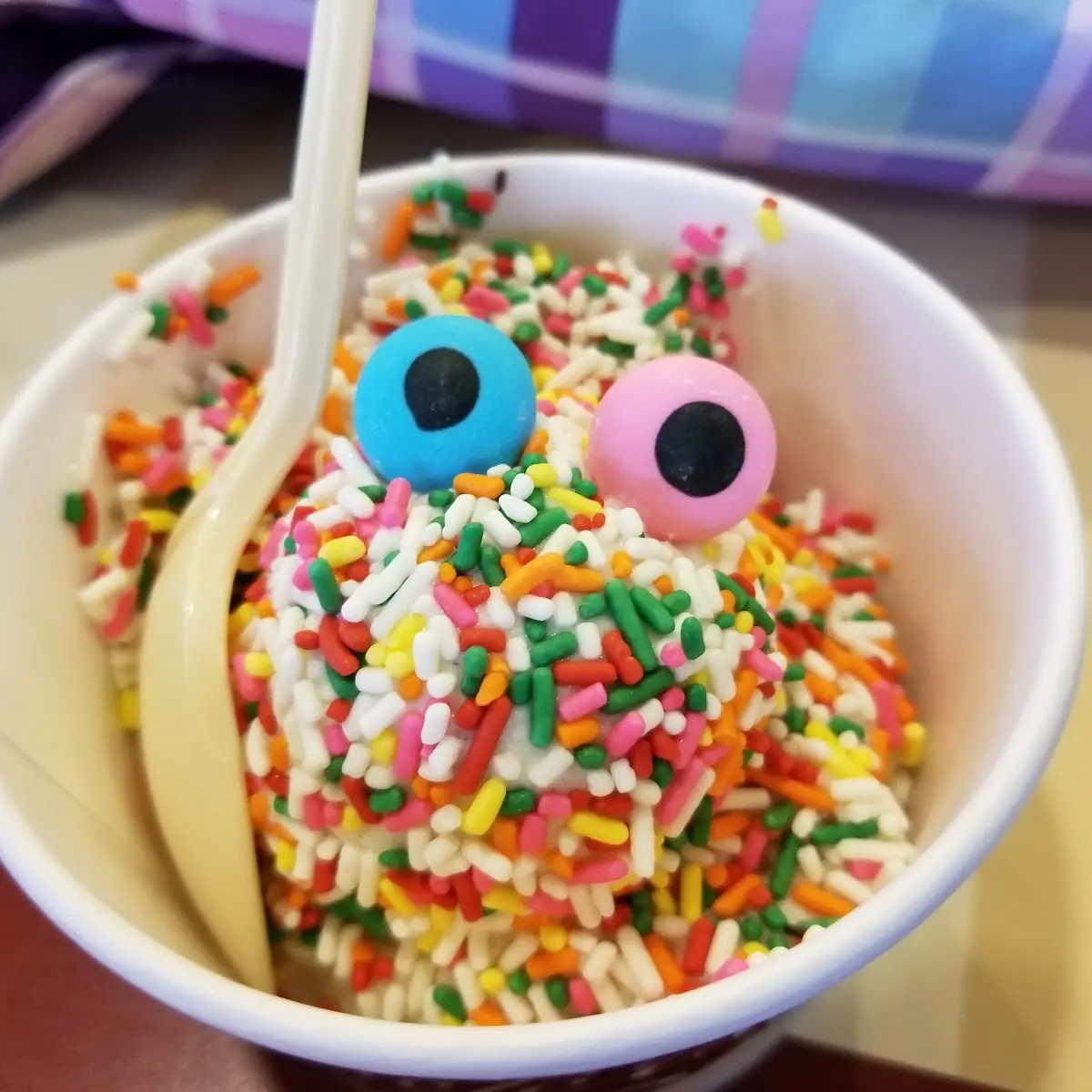 Kids Vanilla Ice Cream with Sprinkles