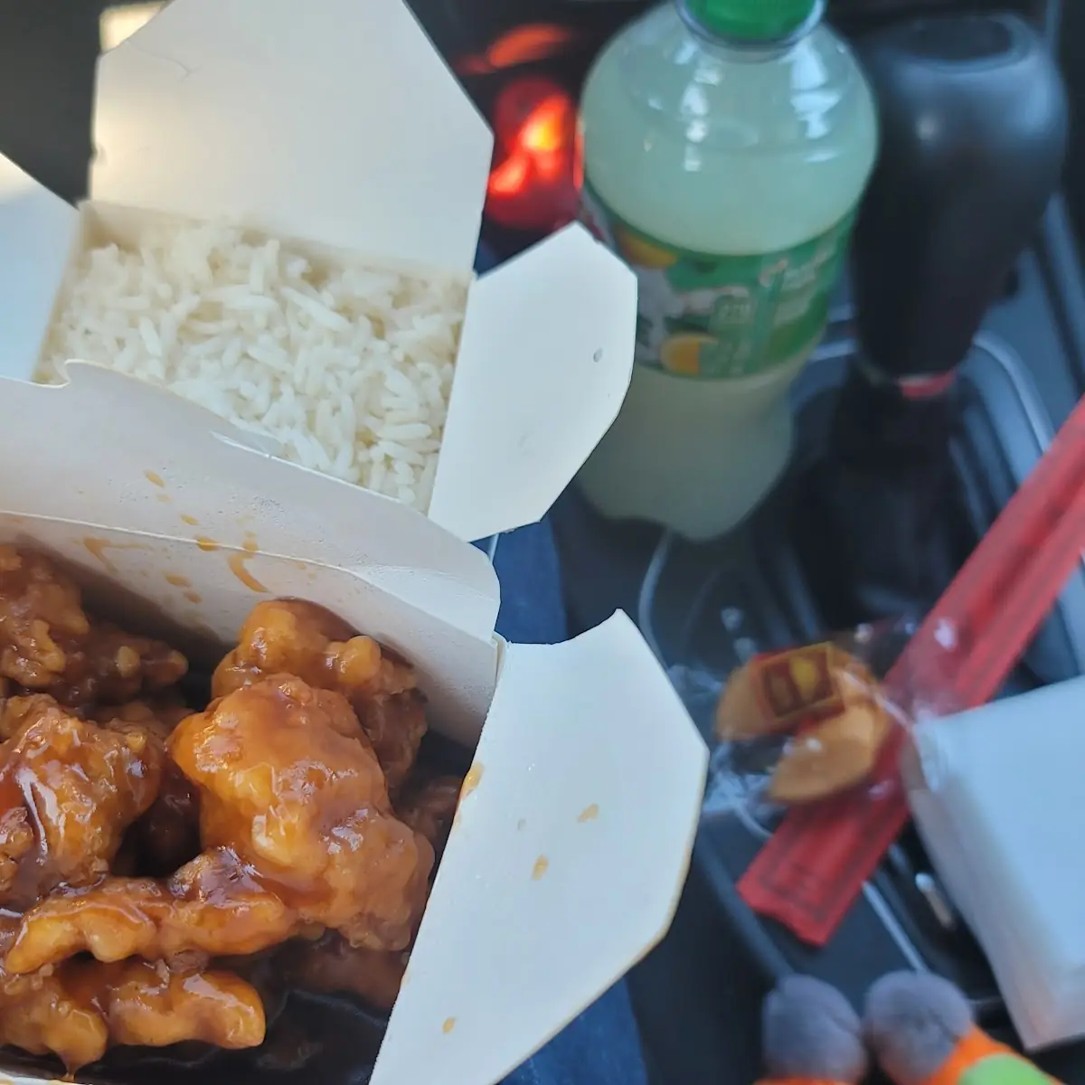 General TSO's Chicken & White Rice