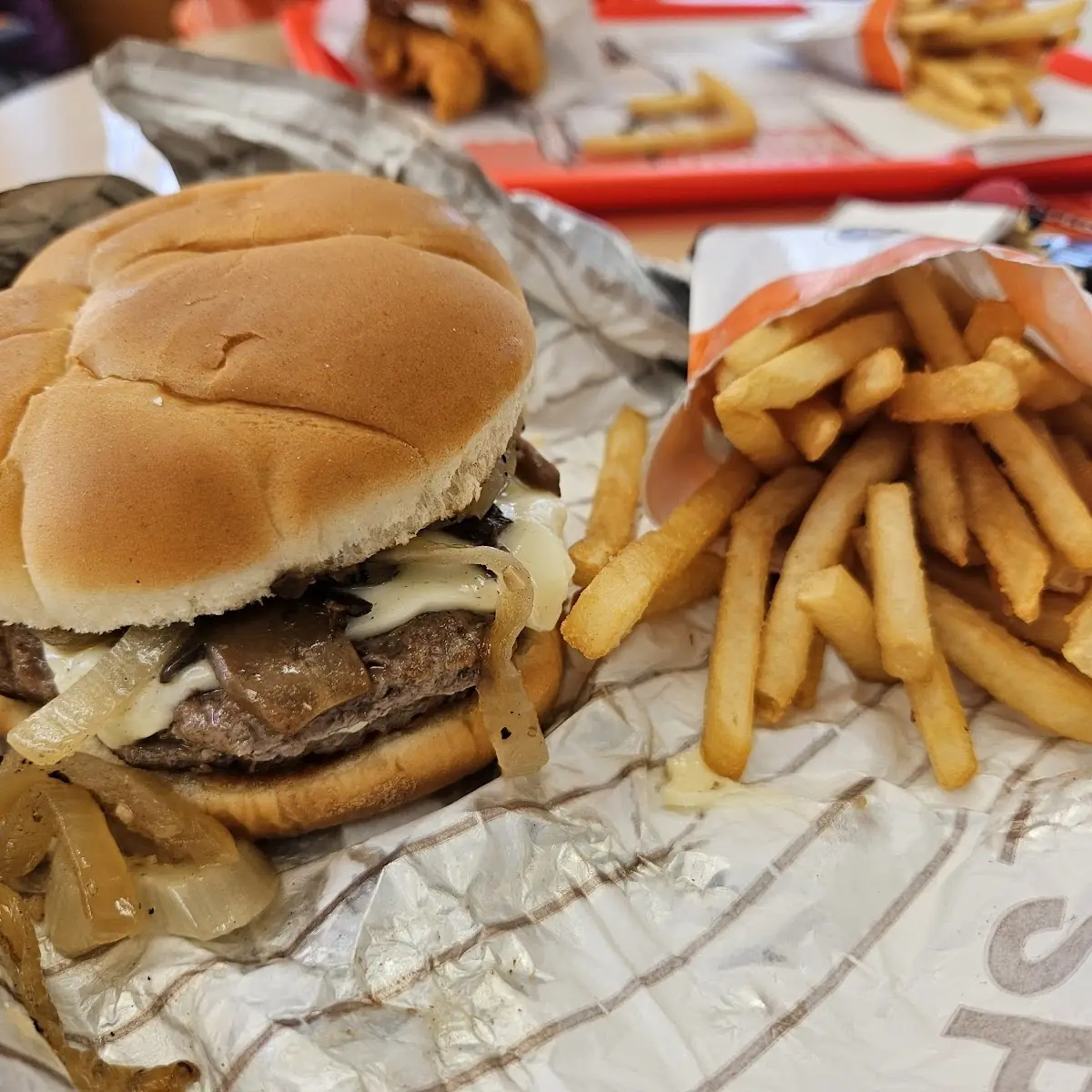 Mushroom Swiss Burger