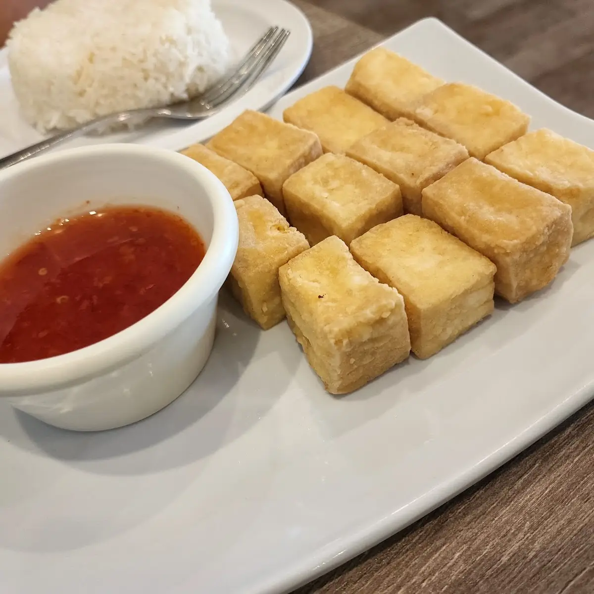 Sizzling Tofu with Steamed Rice