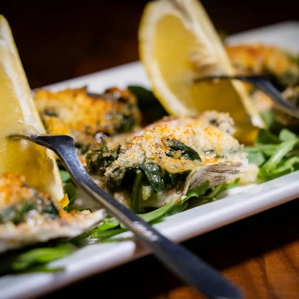 Parmesan Crusted Sea Bass