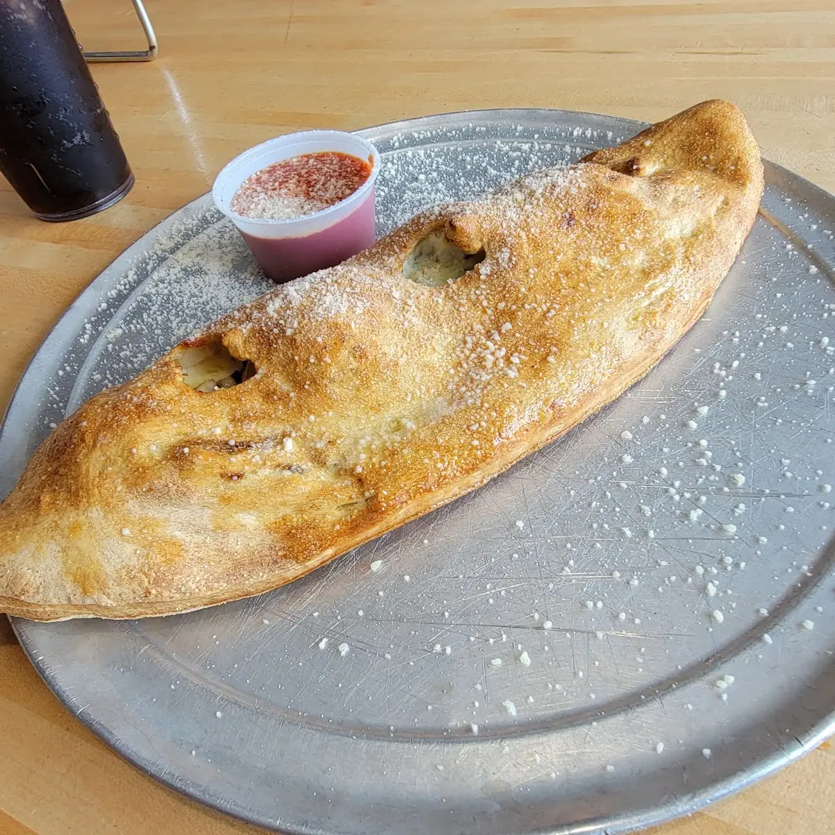 Steak N Cheese Calzone