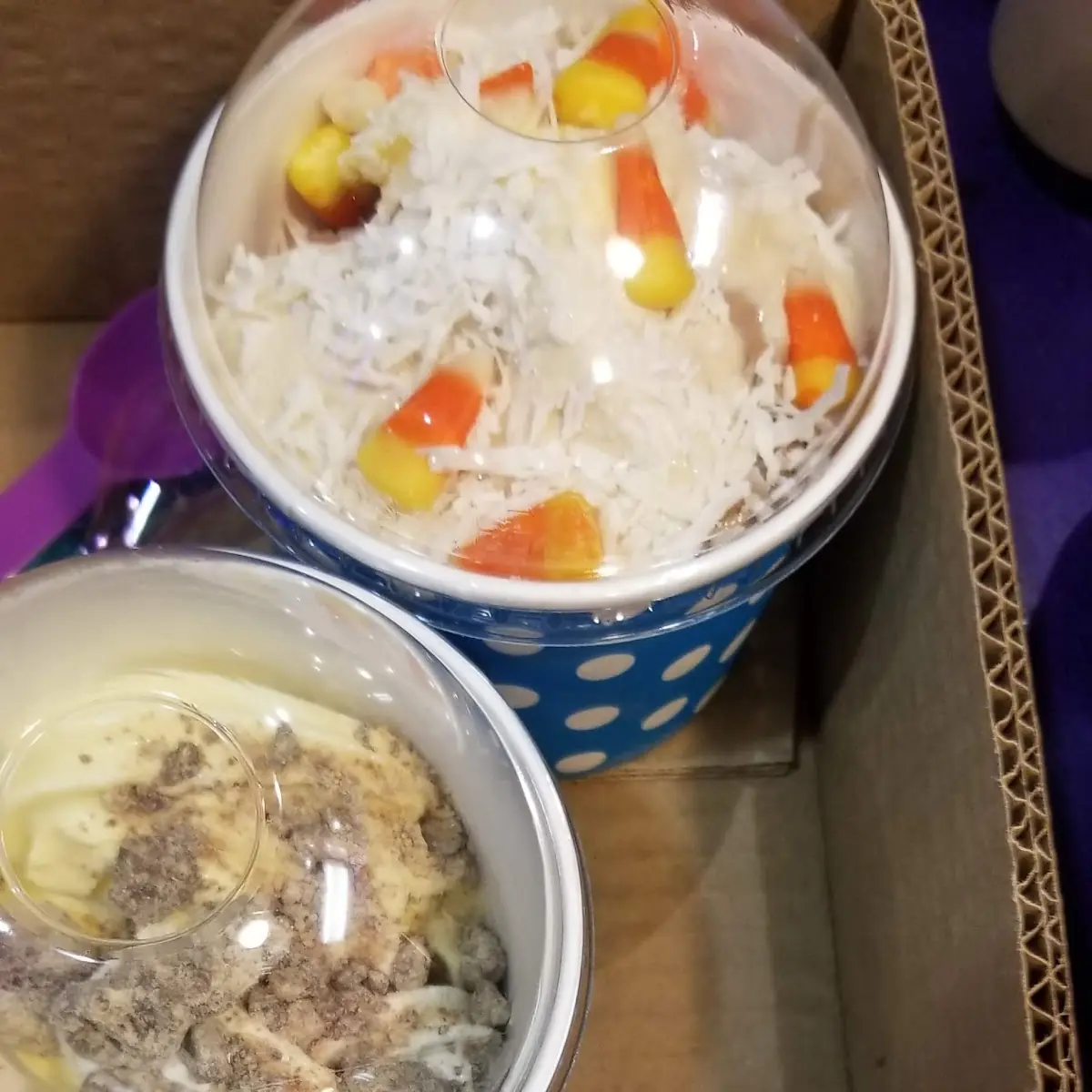 Frozen Yogurt and Granola Parfait