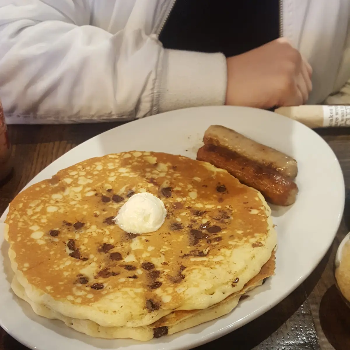 Cinnamon Chip Pancake Breakfast
