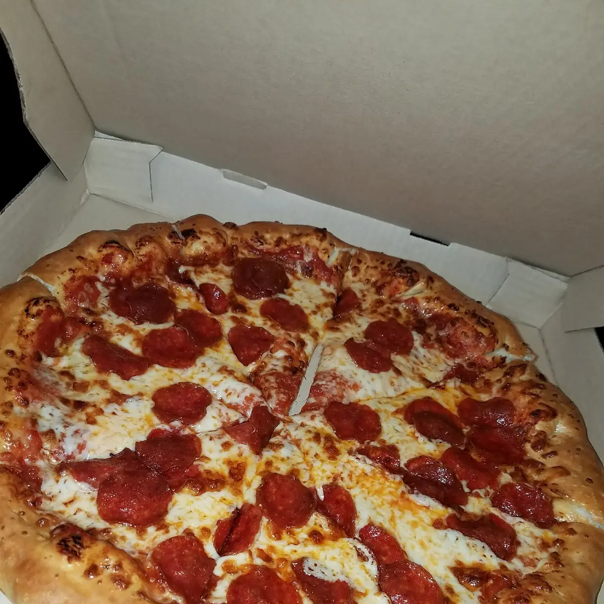 Pepperoni Pizza Stuffed Crust
