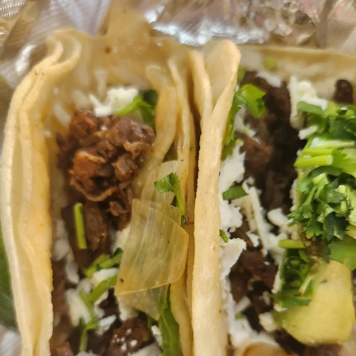 Fajita Beef Taco with Salsa Verde