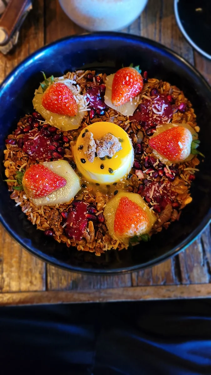 Coconut & Passionfruit Pannacotta, Golden Brew Cafe Mornington