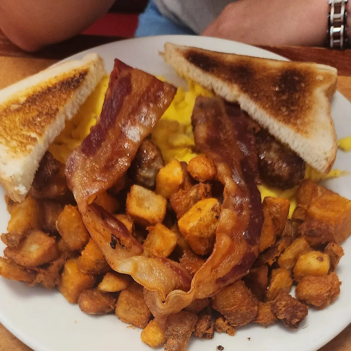 Grilled Bacon & Cheese Sandwich Lunch