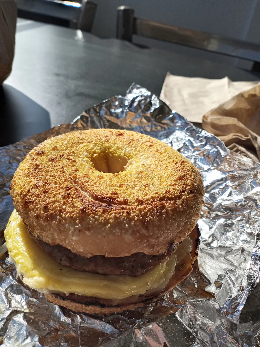 Sausage Egg and Cheese Sandwich