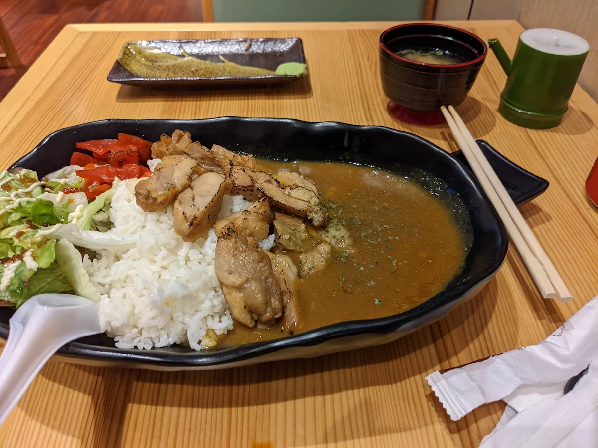 Chicken Teriyaki Curry and Cooked Tuna Baby Roll, Japan City