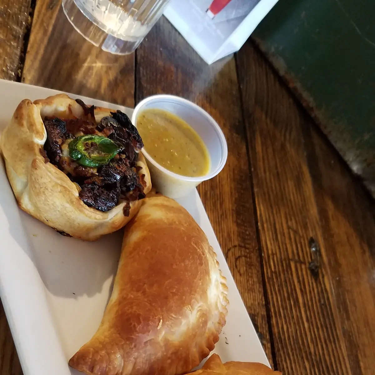 Baked Empanadas with Dipping Sauce