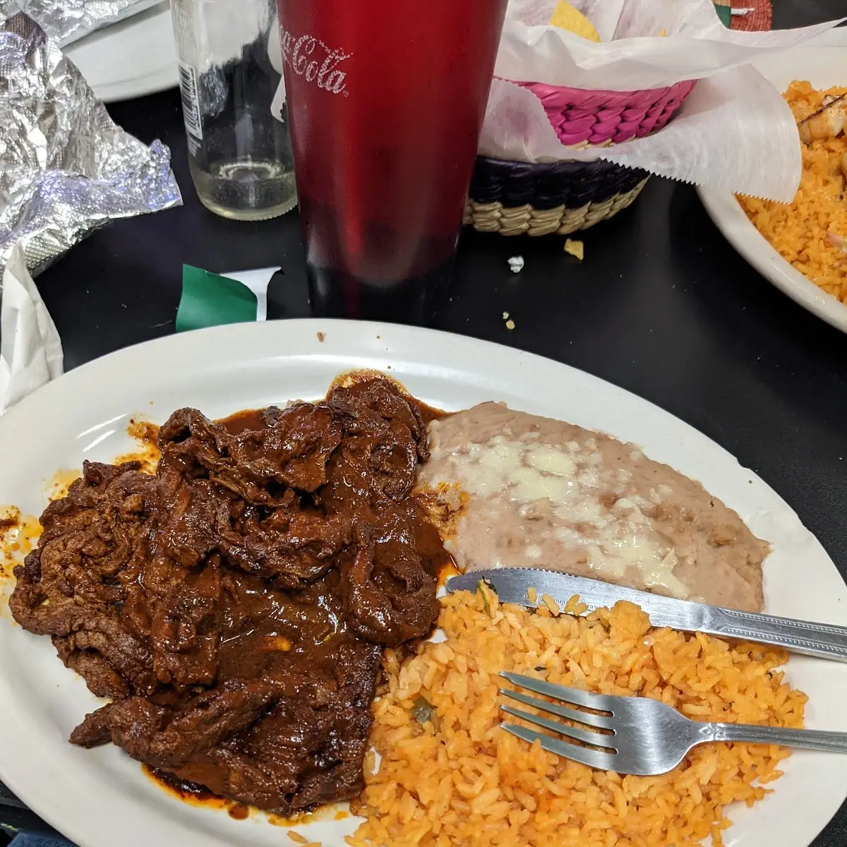 Kids Mexican Rice and Refried Beans