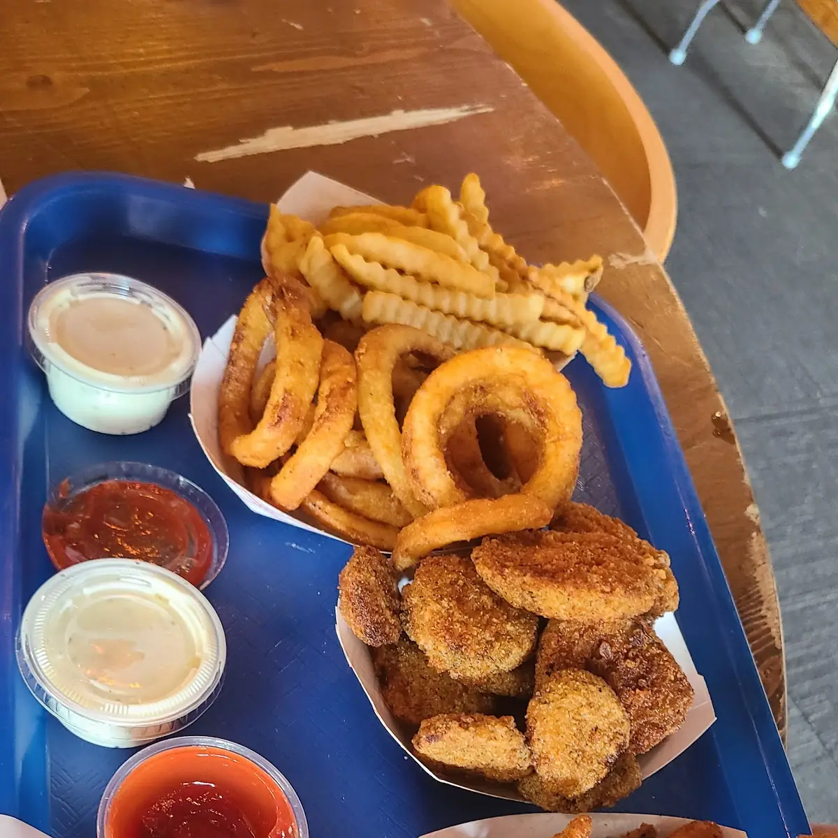 Fried Pickles and Zucchini