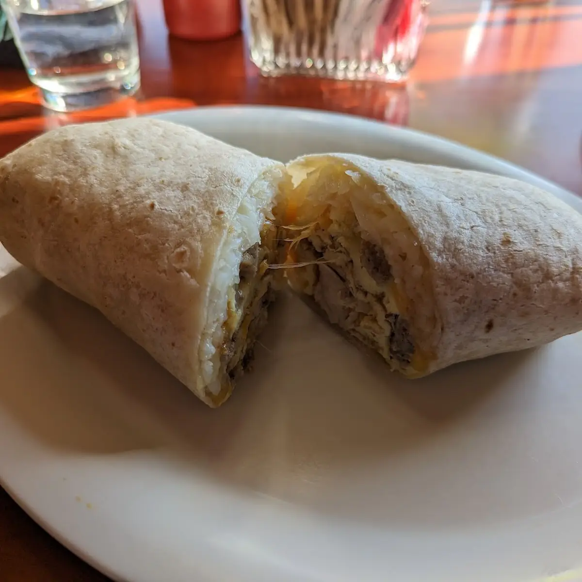 Sausage Breakfast Burrito
