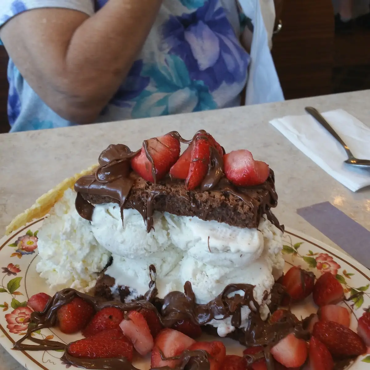 Brownies Sundae