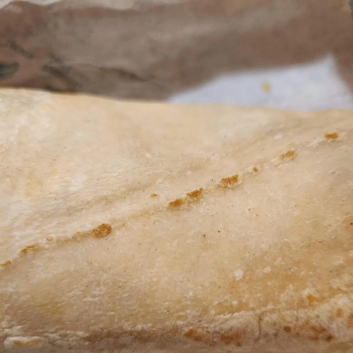 Cheesy Bean and Rice Burrito