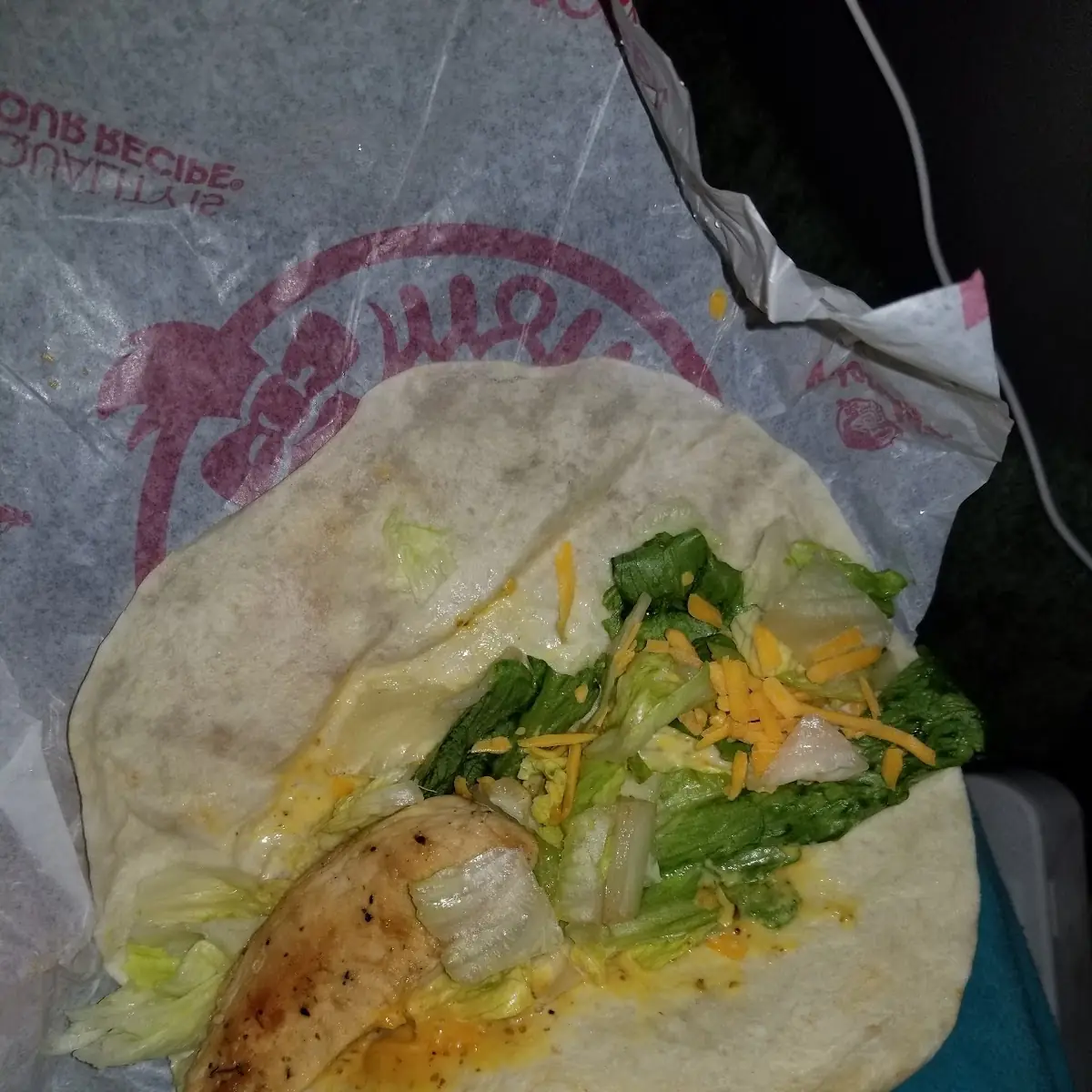 Mystery Chicken Cesar Wrap