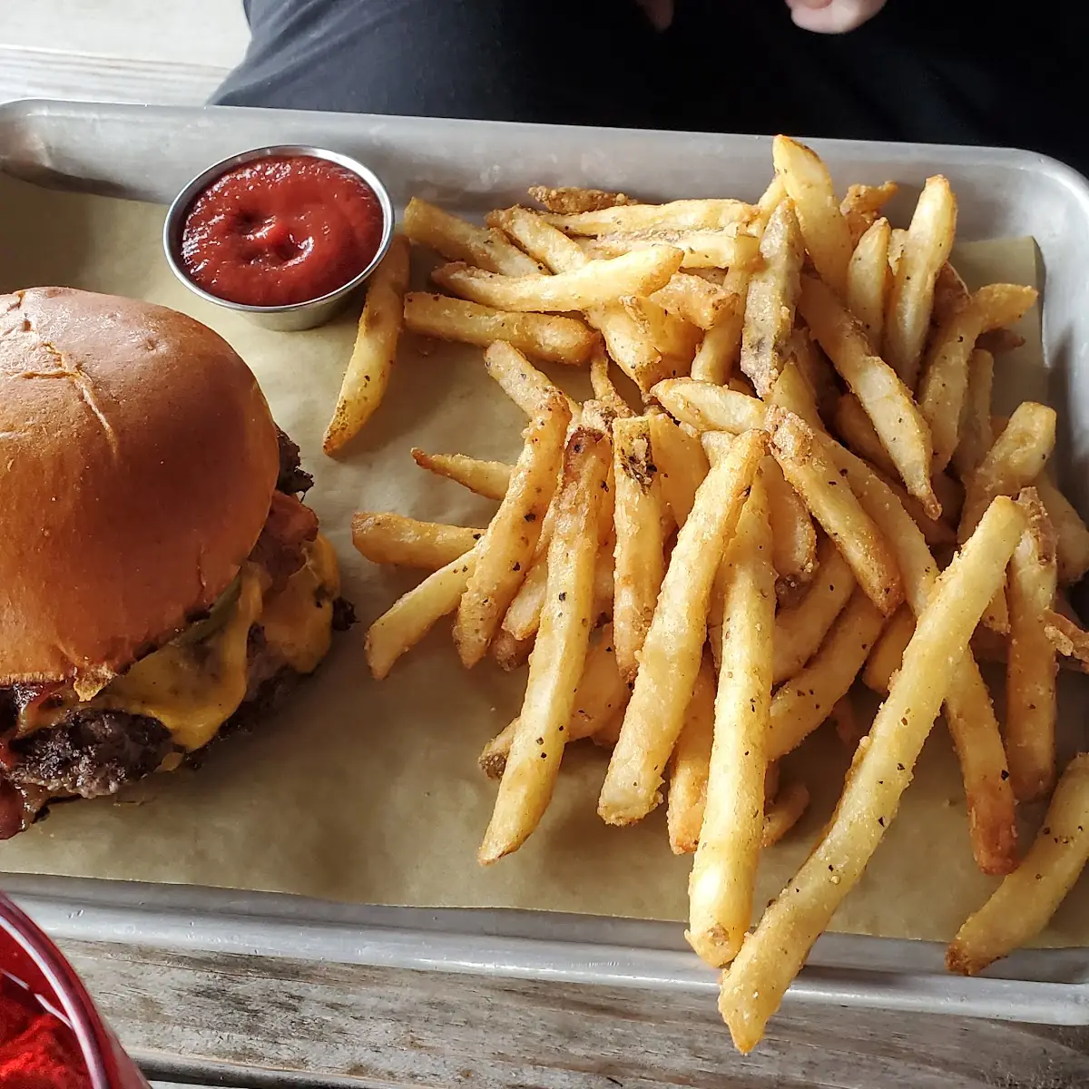 Avocado Cheddar Bacon Burger