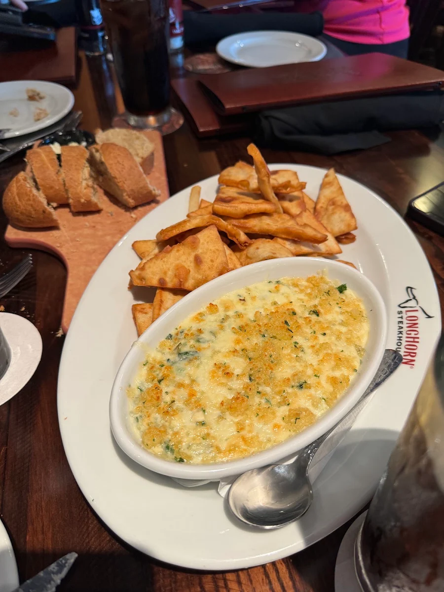 Parmesan Crusted Spinach Dip