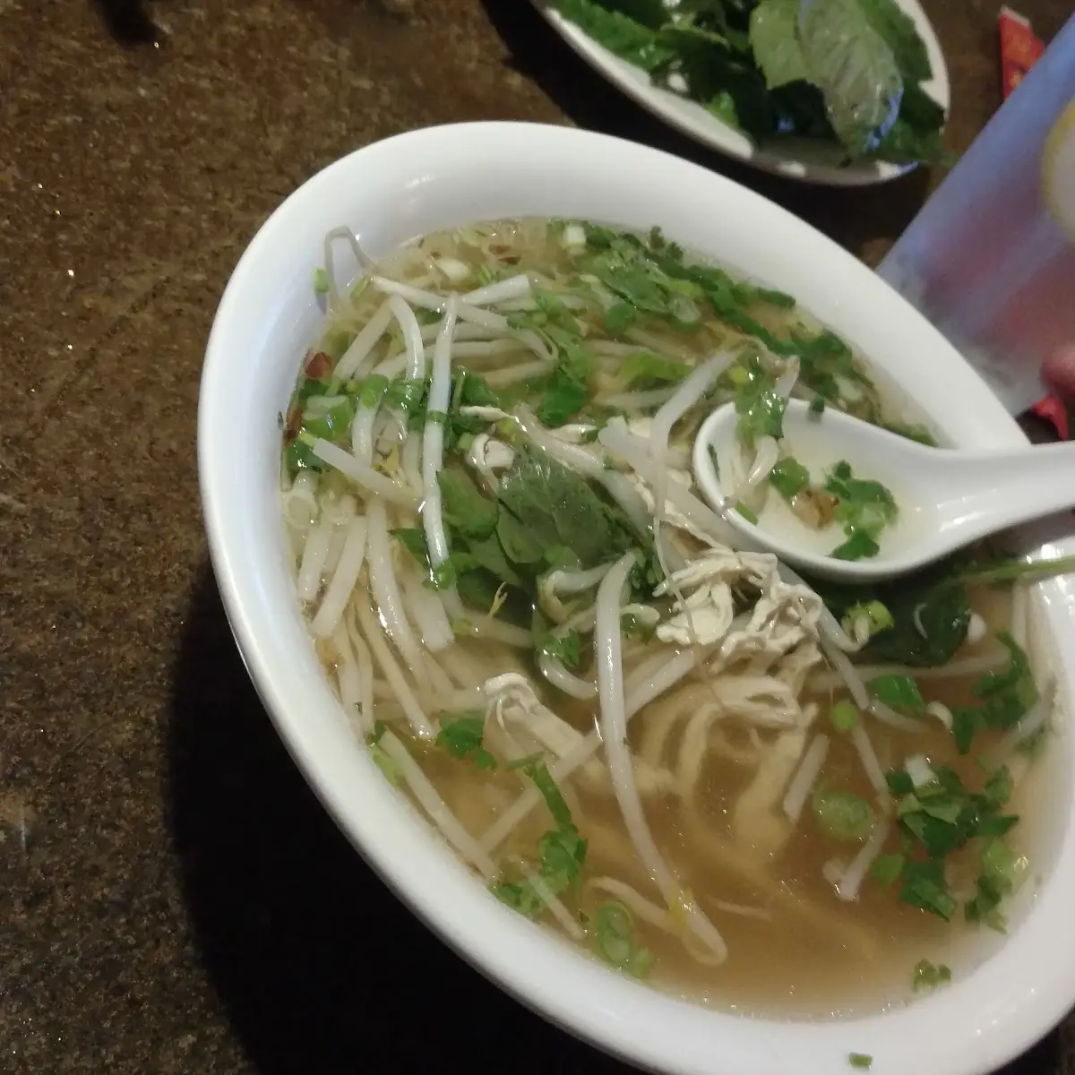 Pho DAC Biet with Assorted Beef Served with Basil
