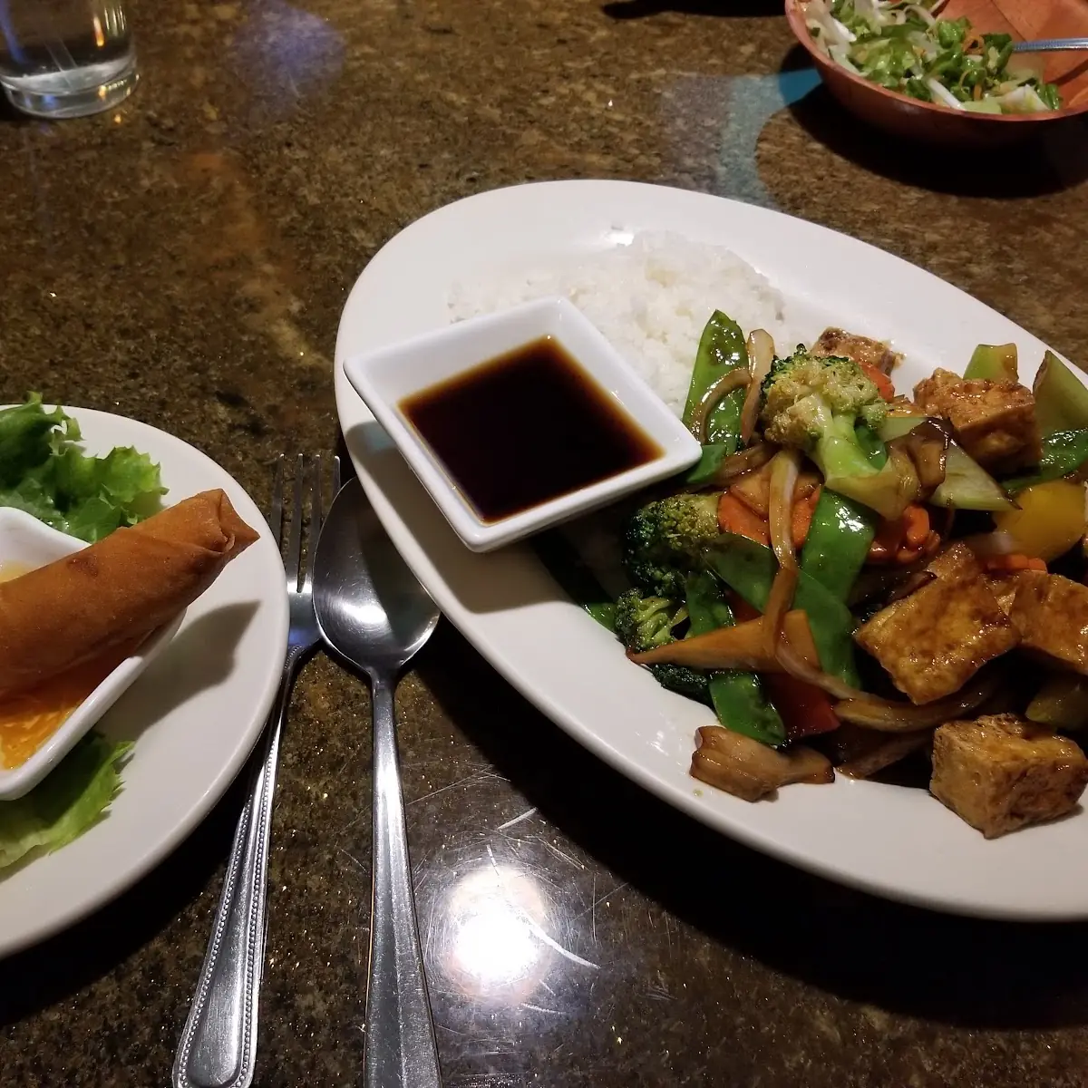 Tofu Stir Fried Mixed Vegetables