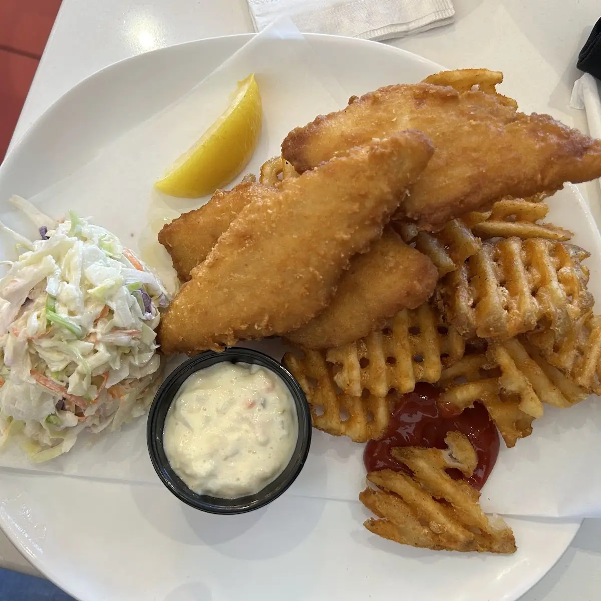 Beer Battered Fish & Chips