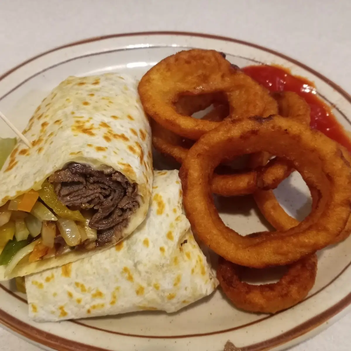 Philly Cheese Steak Wrap