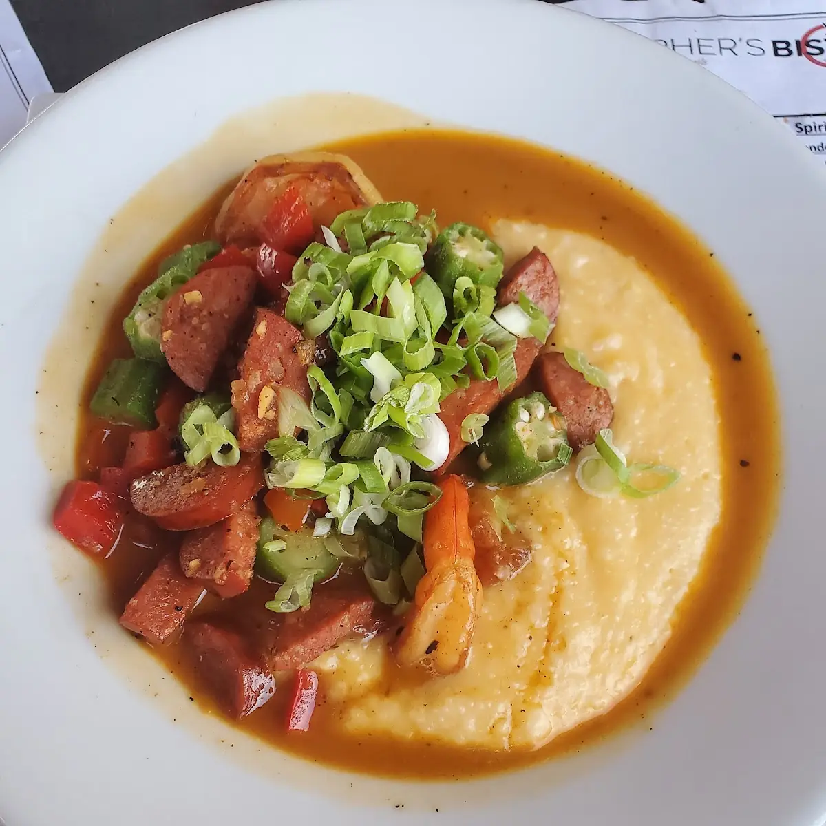 Cajun Shrimp with Cheddar Grits