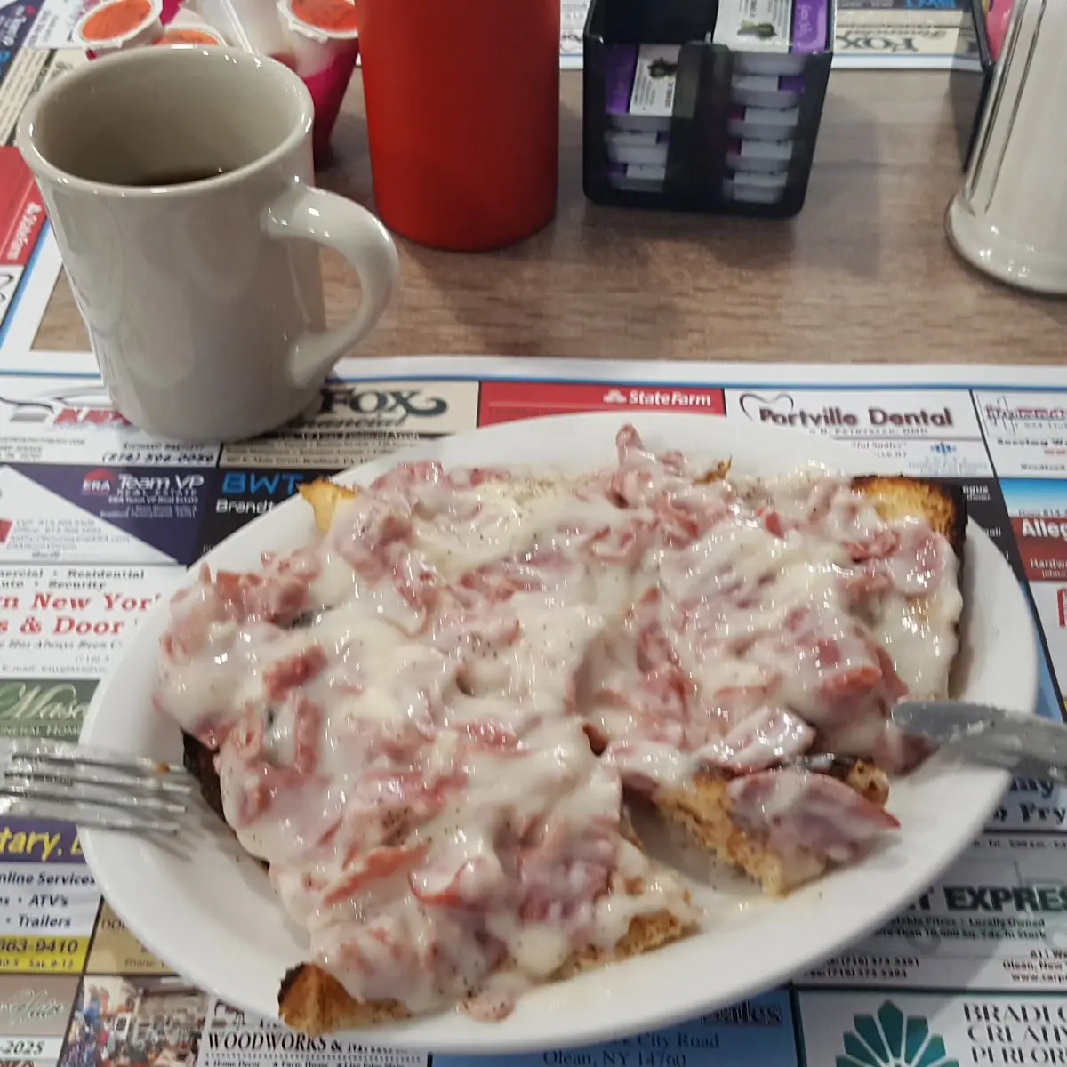 Chipped Beef on Toast