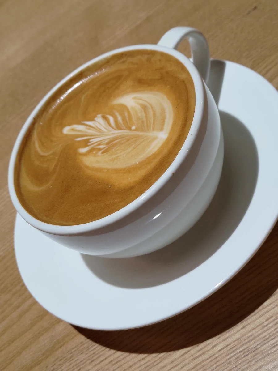 フラットホワイト, Aspire Lounge International Terminal 1, Perth Airport