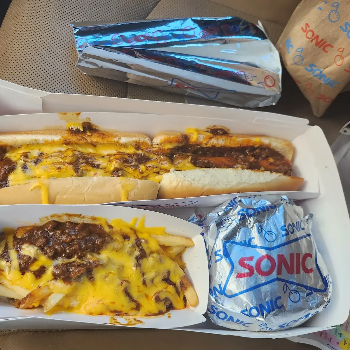 Hamburger and Hot Dogs
