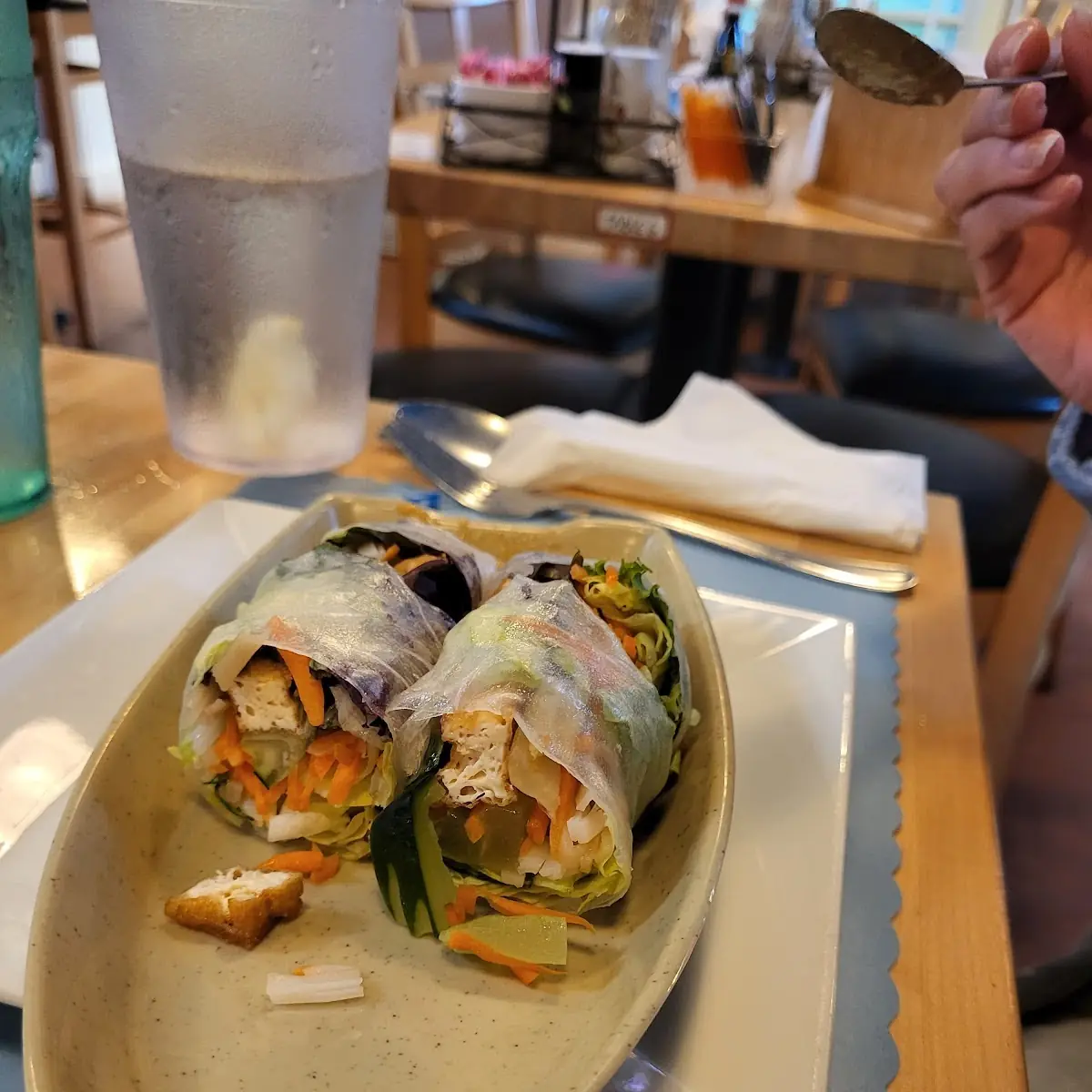 Veggie Stuffed Egg Roll