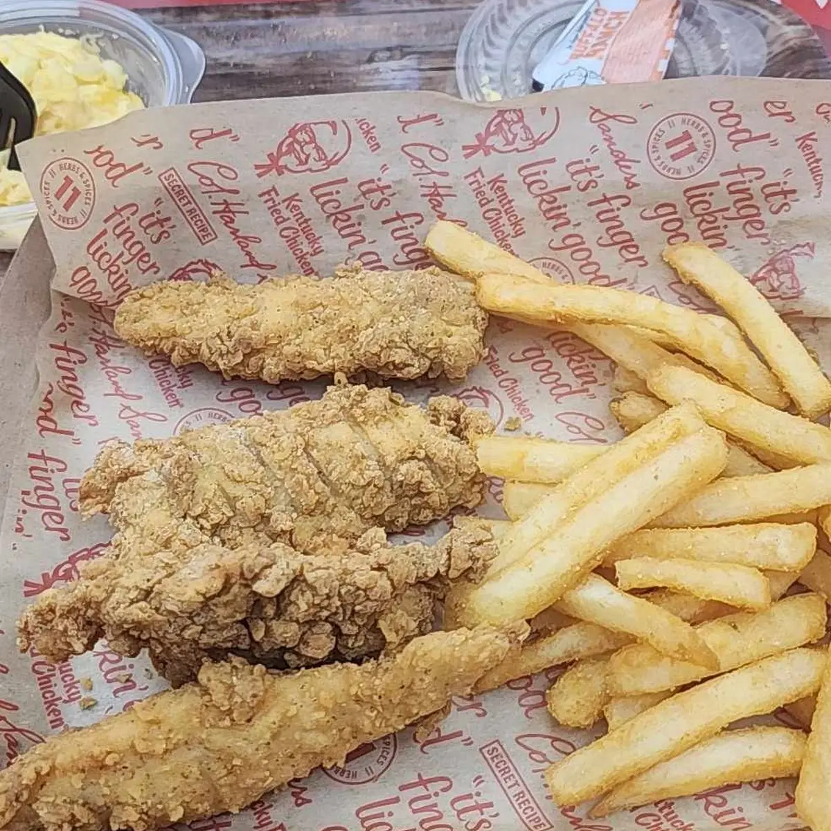 5 Piece Chicken Strip Combo