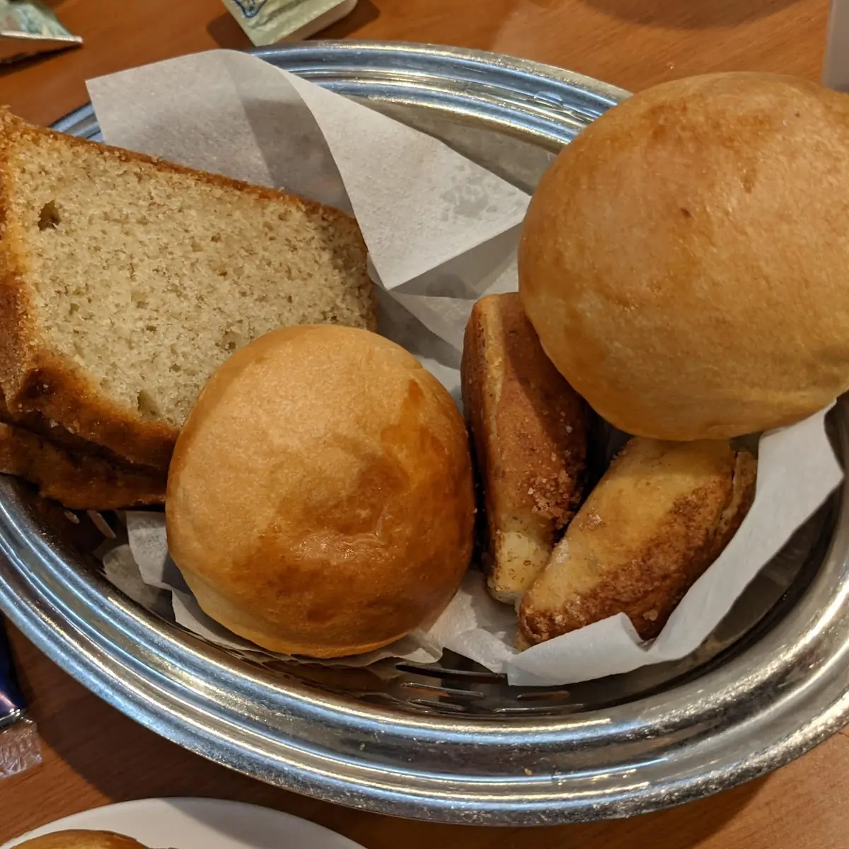 Banana Bread and Rolls