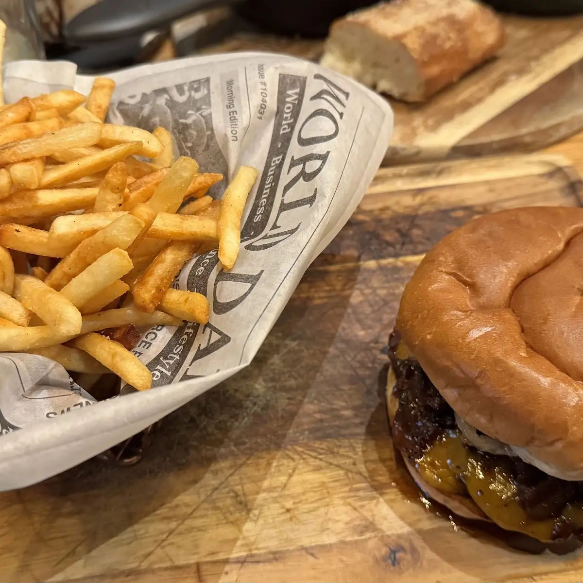 BBQ Bacon Smash Burger