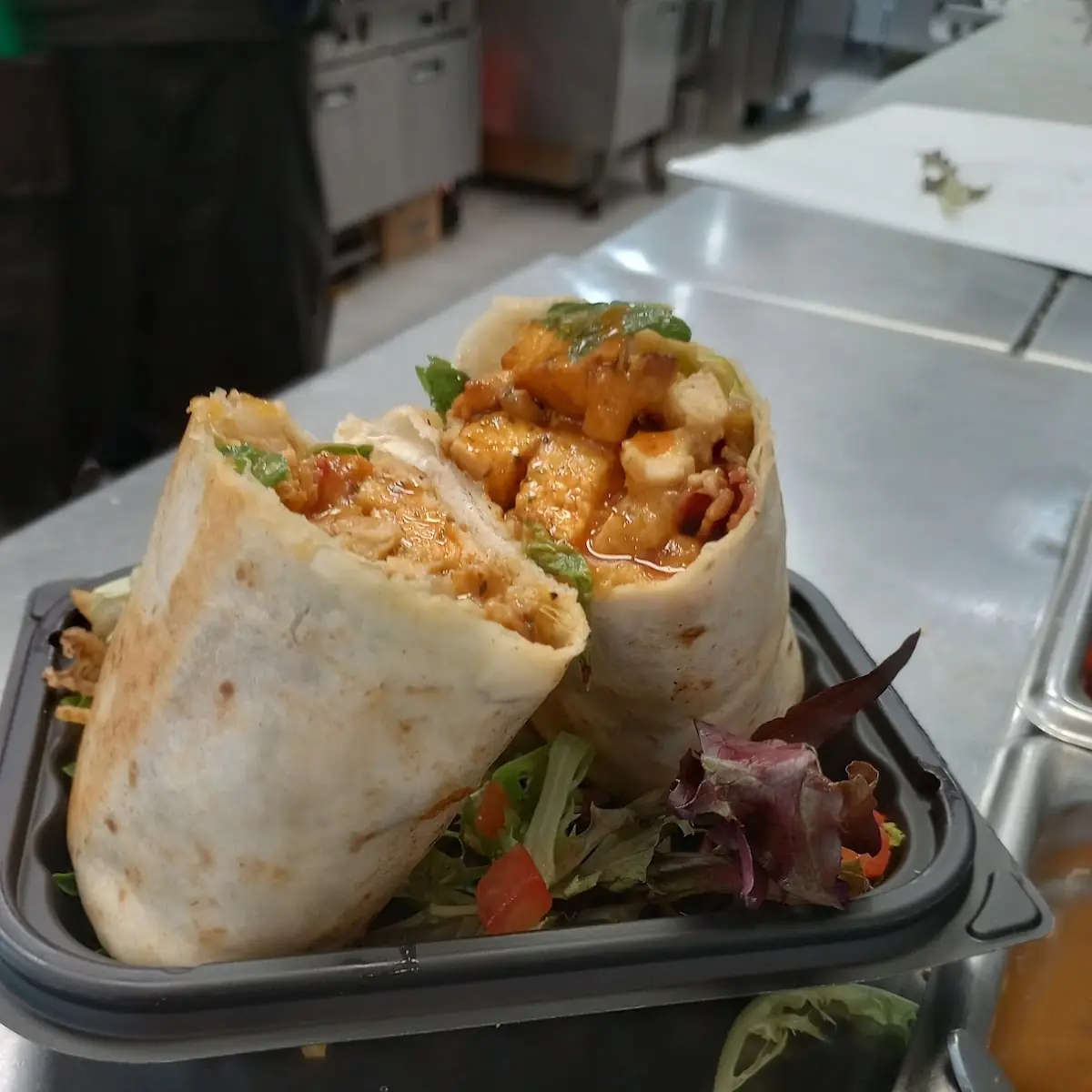 Ghost Pepper Chicken Wrap