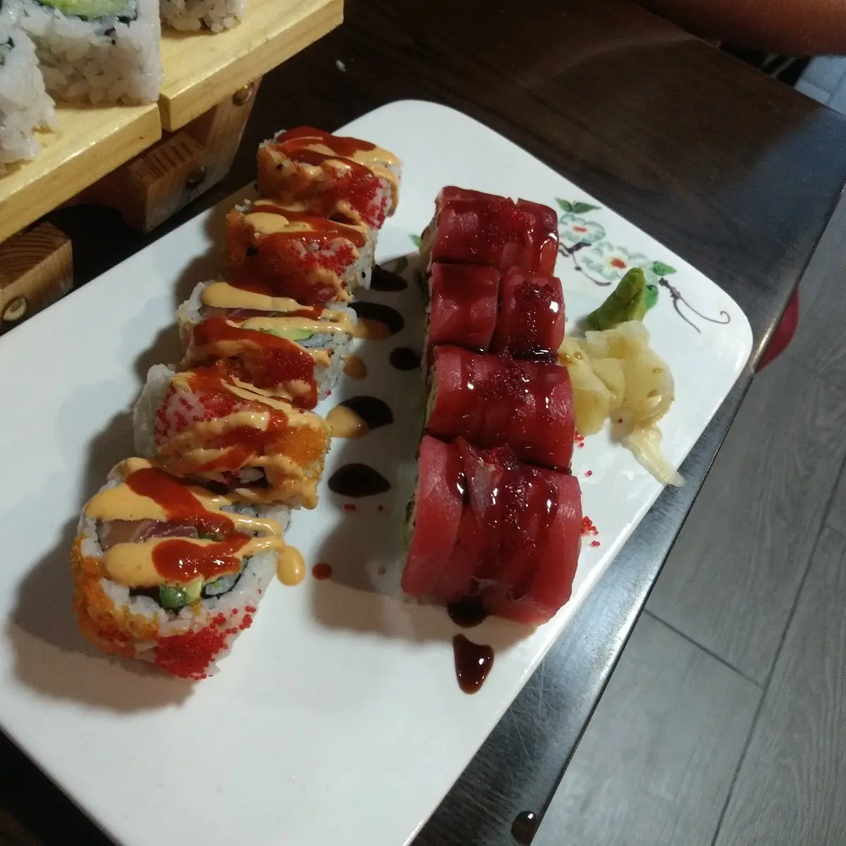 Out of Control Red Dragon Roll