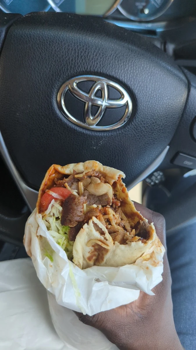 Meat Lovers Kebab BBQ and Chilli Sauce with Cheese and Veggies