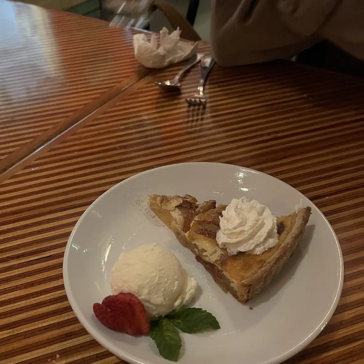 Swiss Apple Pie a La Mode