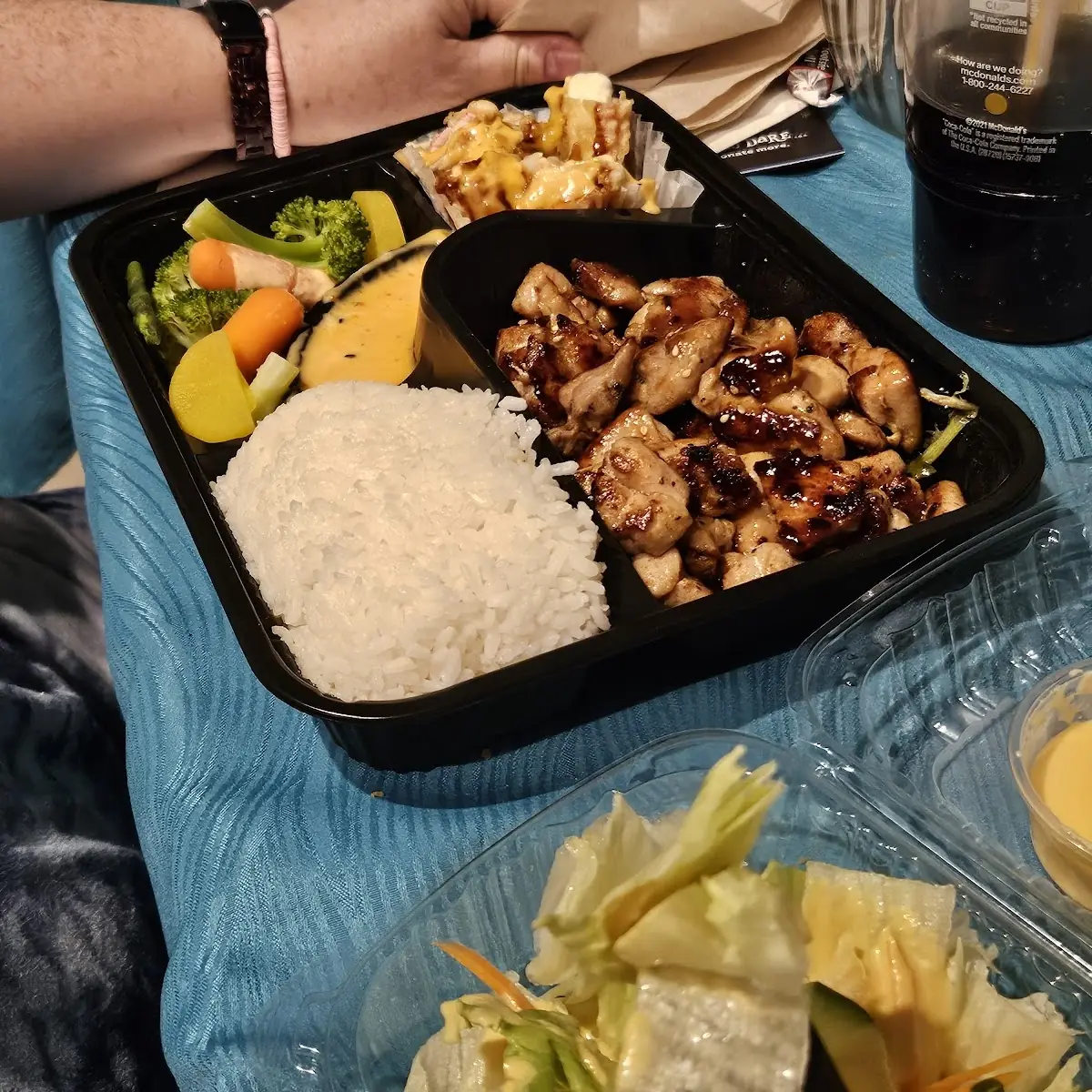 Teriyaki Chicken with Tempura Crab