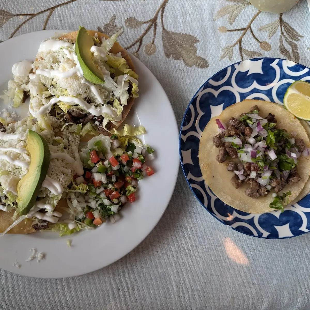 Carne Asada Tostadas & Taco