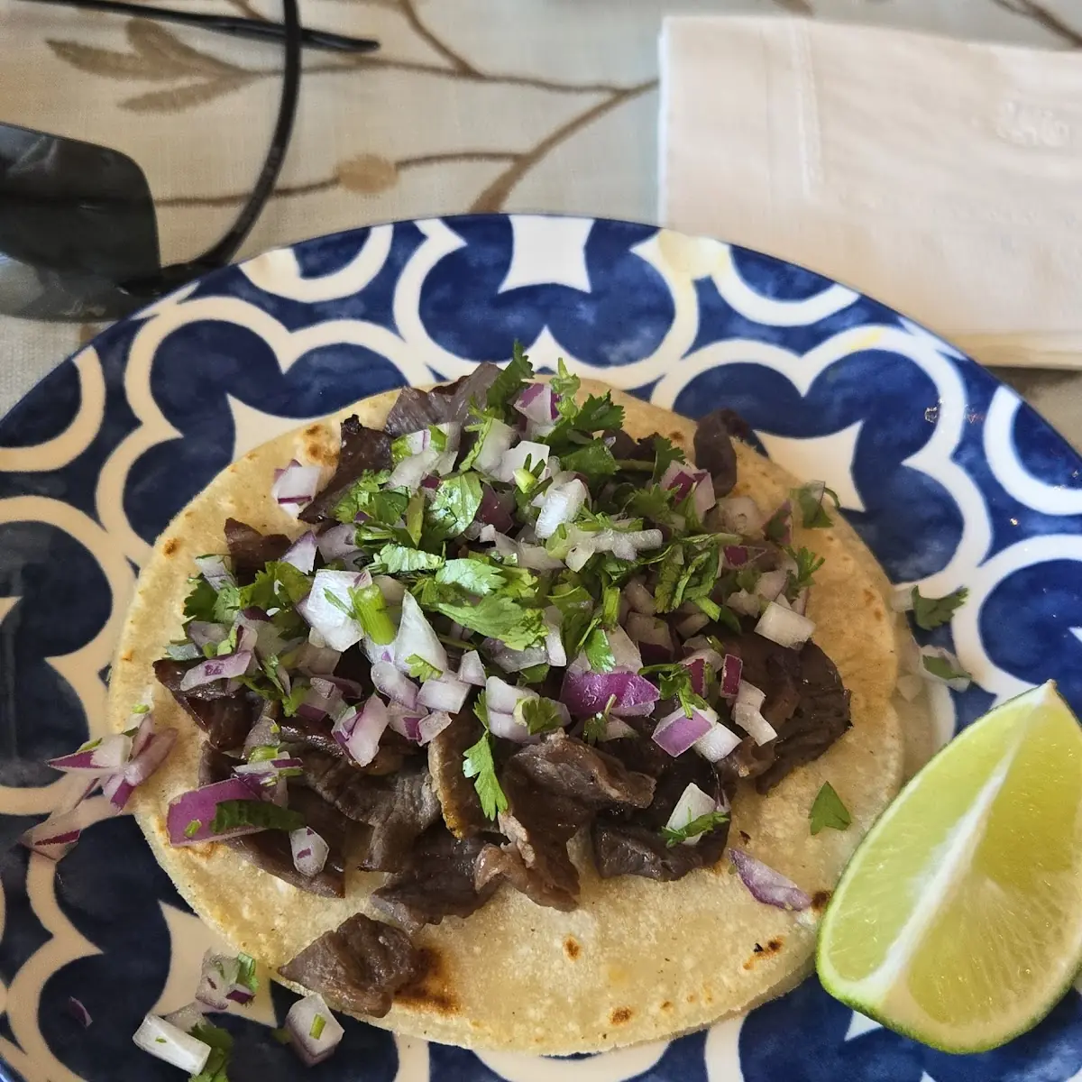 Dried Beef Taco