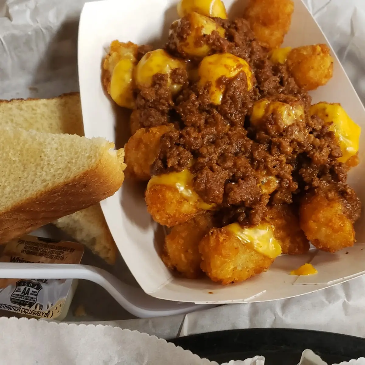 Chili Cheese Tater Tots