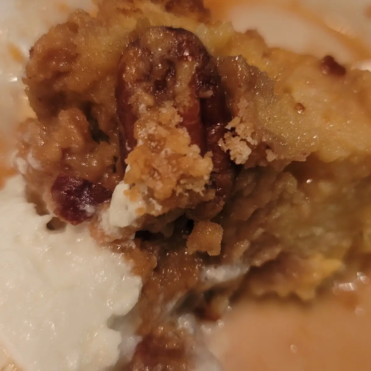 Bourbon Pecan Bread Pudding