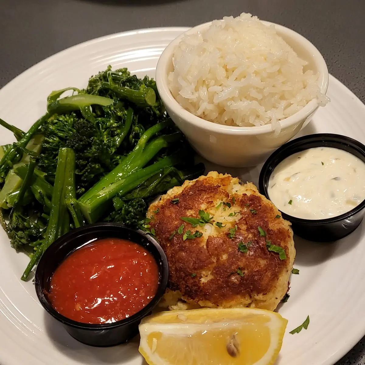 Crab Cake Platter